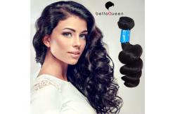 China Unprocessed No Shedding Loose Wavy Peruvian Human Hair 1b For Beautiful Girl supplier