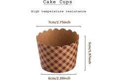 China Jumbo Kraft Paper Cake Baking Cup Rk Bakeware Cupcake Muffin Liners supplier
