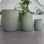 Frost Resistant Fiber Cement Pot For Warmer Camping Burners And Charcoal