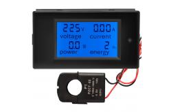 China CE / FCC 100A AC CT Ammeter Digital With Split LCD Display supplier