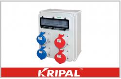 China IP44 Temporary Power Distribution Electric Socket Box AC 400V supplier