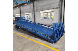 China 10T-10M Customized Blue Loading And Unloading Goods Hydraulic Dock Ramp supplier