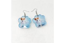 China Blank Sublimation Acrylic Earrings For Custom Girl Gifts supplier