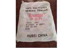 China 20/6 20/9 100% Polyester Bag Closing Thread Low Shrinkage supplier