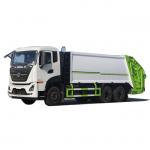 Cheaper Dongfeng Truck 6x4  12CBM Compactor Garbage Truck Belt Back  Hanging Barrel for sale