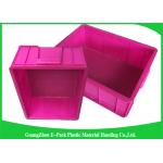 Top Plastic Solid Euro Stacking Containers Reusable For Fruit And Vegetable