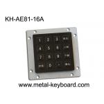Black Industrial Kiosk Keyboard with Anti-vandal and Long lifespan for sale