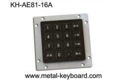China Black Industrial Kiosk Keyboard with Anti-vandal and Long lifespan supplier