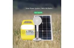 China Mini Portable 3pcs Saving Solar Charged Lighting System 3W Energy Panel LED supplier