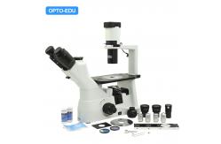 China LED Infinity Trinocular Inverted Optical Microscope OPTO-EDU A14.0901 supplier