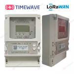 Wireless Smart Three Phase Energy Meter Lorawan Wifi Communication Support 4G 2G for sale