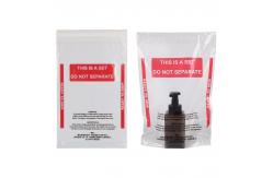 China 40 Micron LDPE Plastic Self Adhesive Bags With Suffocation Warning supplier