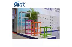 China KD Structure White Metal Unit Powder Coated Fireproof Metal Storage Rack supplier