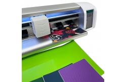 China Customized Laptop Sticker Making Machine Laptop Skin Printer And Cutter With Software supplier