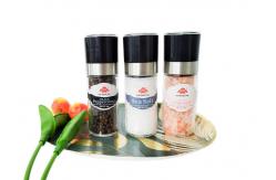 China Compact 80ml Mini Salt And Pepper Grinder Mill Set supplier