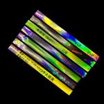 Factory Custom Laser Glitter Wristband Event Concert Festival Neon Rainbow Laser Shiny Laser Promotional Paper Wristband for sale