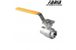 China High Performance Manual Two Piece Stainless Steel Industrial Ball Valve supplier