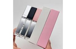 China Transparent Lip Gloss Container Customized Logo Screen Printing Lip Gloss Tube supplier