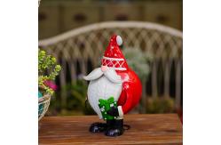 China Santa Claus Custom Metal Christmas Decoration Ornaments Rustproof supplier