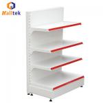 Hot Selling Metal White Customized Display Supermarket Shelf Rack for sale