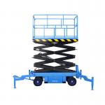 Aerial Construction 4m Scissor Lift 500kgs Mobile Hydraulic Scissor Lift for sale