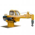 360 Degree Rotation Mobile Harbour Crane Marine Deck Ship Crane With Telescopic Boom for sale