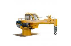 China 360 Degree Rotation Mobile Harbour Crane Marine Deck Ship Crane With Telescopic Boom supplier