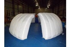 China Inflatable Exhibition Clamshell building dome supplier