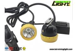 China 450mA 216Lum Underground Mining Cap Lamps Rechargeable Led Headlamp 1.67W supplier
