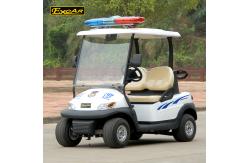 China White Security Golf Carts Prowl Car 2 Seater Battery Powered supplier