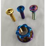 Titanium Button Dished Head Bolt For Bicycle Fastener With Various Colour for sale