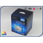 Personal Care Paper Special Design Mask Folding Carton Box Gloss Lamination for sale