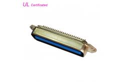 China Solder Contacts Easy Male 50 Pin Centronics Connector With Certified UL supplier