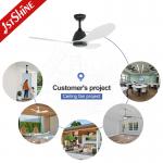 48 Inches Modern Ceiling Fan Without Led Light ABS Blade Dc Remote Control