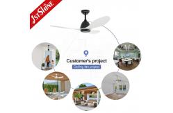 China 48 Inches Modern Ceiling Fan Without Led Light ABS Blade Dc Remote Control supplier