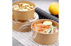 China Custom Recyclable Stackable Food Grade 750ml Disposable Paper Soup Bowls supplier