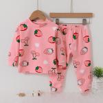 Children Soft Night Suit Winter Pyjama Set No Itching For 80cm - 170cm Height for sale