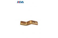 China M3 Stamped Copper Plated Square Weld Nut Z Shaped supplier