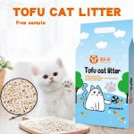 High Absorbency Tofu Cat Litter Lightweight Soft Cat Litter Dust Free for sale