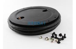 China GUOMAT 2B545 Presses Convoluted Air Spring For Trailer Part Lift Axle supplier