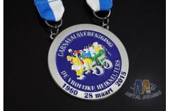 China Compact Custom Made Coins Medallions , National Service Medal Circle Shape supplier