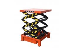 China 2000kg Double Scissor Lift Up To 4m Stationary Hydraulic Scissor Lift supplier