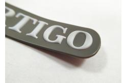 China Customized logo patches 3D soft plastic PVC embossed silicone rubber patch supplier