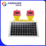 Solar Powered Double Led Aviation Obstruction Light Low Intensity for sale