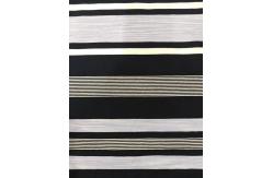 China Smooth And Environmental Friendly Good Quality Striped Knit Fabric For T-Shirt supplier