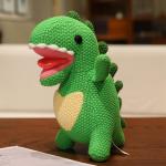 OEM ODM Custom Knit Toys Wholesale Amigurumi Teddy Bear Dinosaur Plush Doll Baby Crochet Stuffed Animal Toys for sale