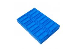 China Logo Printing Collapsible Plastic Containers / Folding Storage Crates supplier