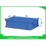 Supermarkets Large Plastic Storage Boxes , Durable Euro Storage Containers Food Grade for sale
