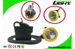 China USB Charging Rechargeable Miners Headlamp 7.8Ah 10000lux With Silicon Button Cap supplier