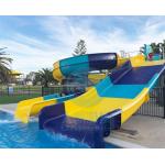 Fiberglass Swimming Pool Water Slide West Beach Parks Resort Aqua Slide Sets for sale
